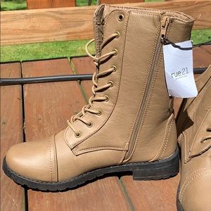 Rue 21 NWT combat boots